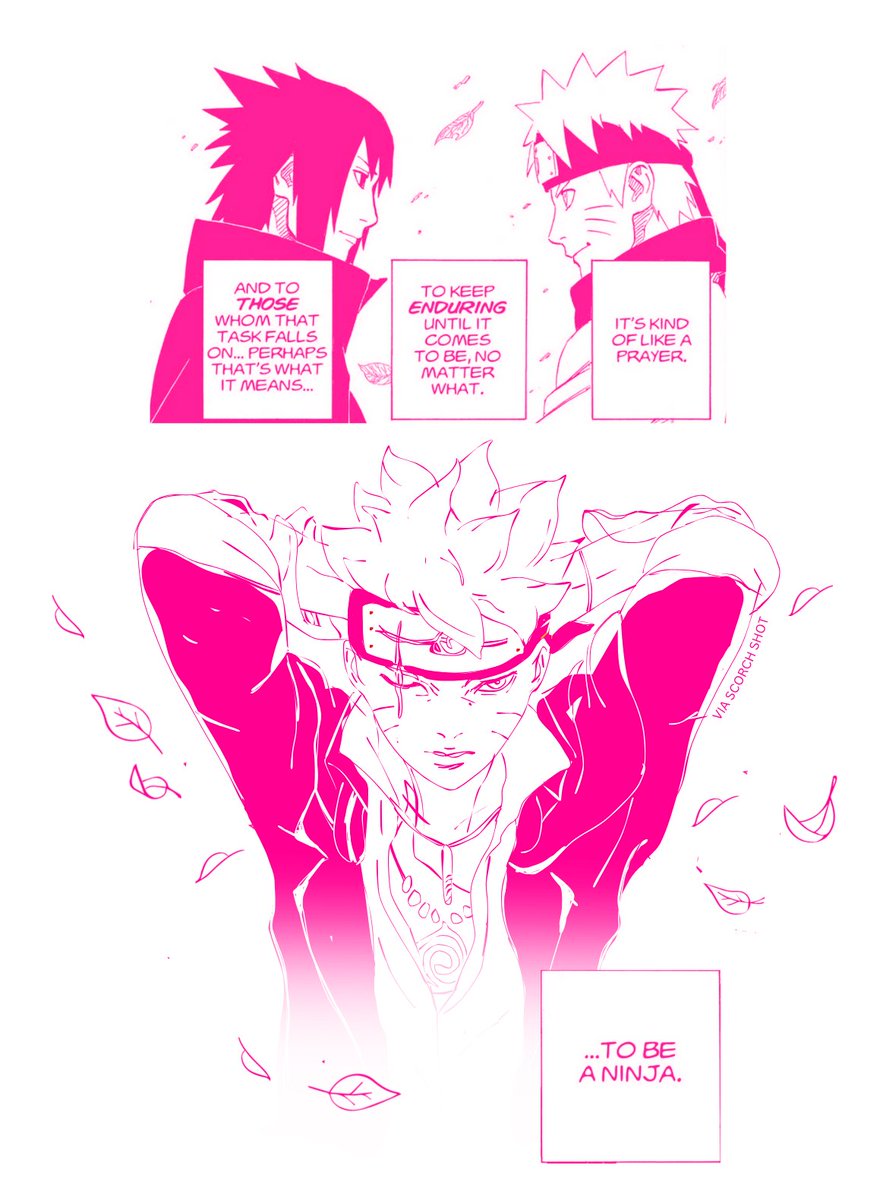 Agenda and memes aside, Boruto's headband carries one of the deepest symbolic weights in current manga

The fact that the last page of Naruto chapter 699 fully embodies Boruto's character right now, wearing the headband and the legacy it represents