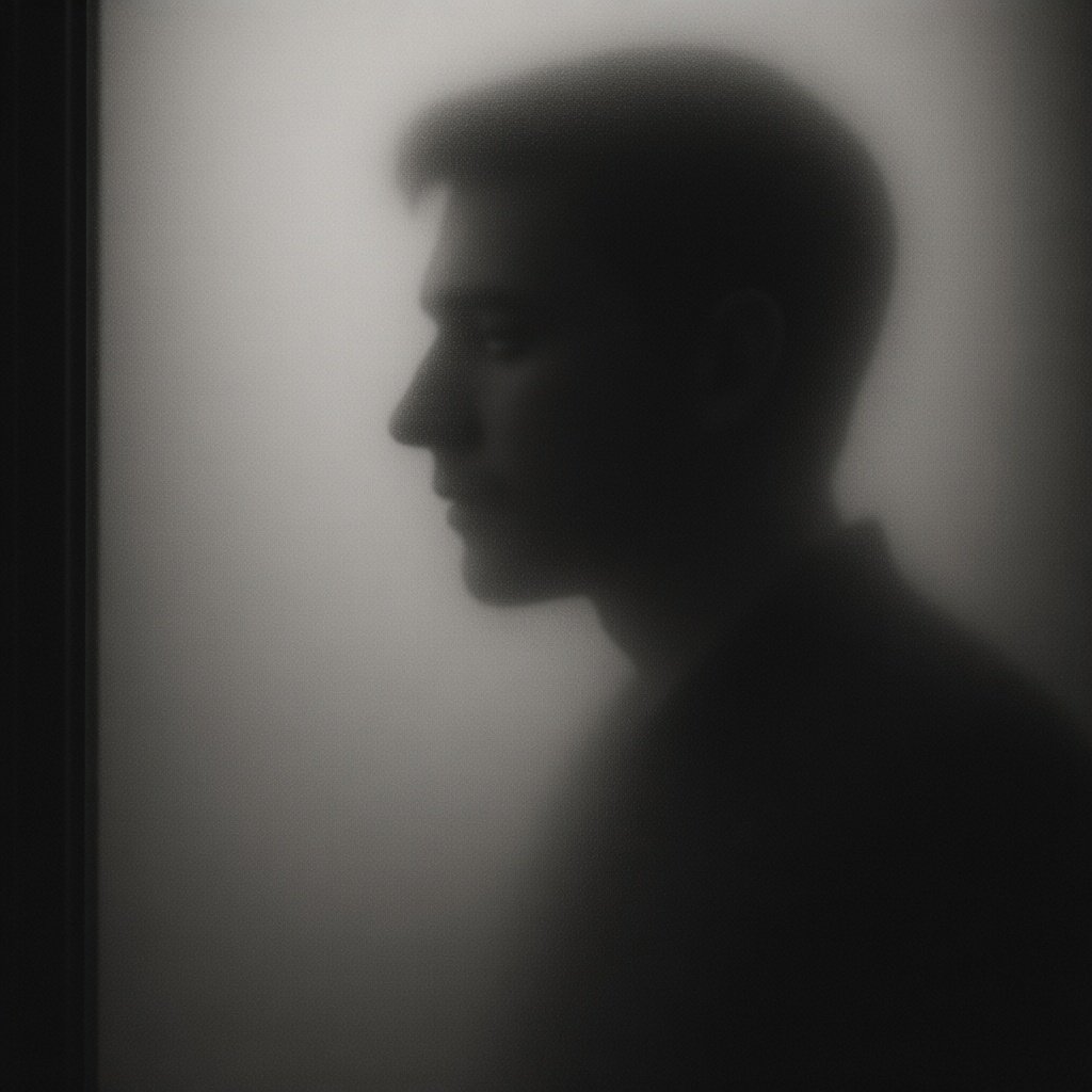 TheEnhanceAI's tweet photo. 🎨 Text to Image Prompt:
“A moody monochrome image showing a man’s silhouette behind a fogged window, his face faintly visible, the glass blurred with condensation and diffused light.”

Try it 👉 https://t.co/vCx63YPGHQ https://t.co/vbMvvusP6f