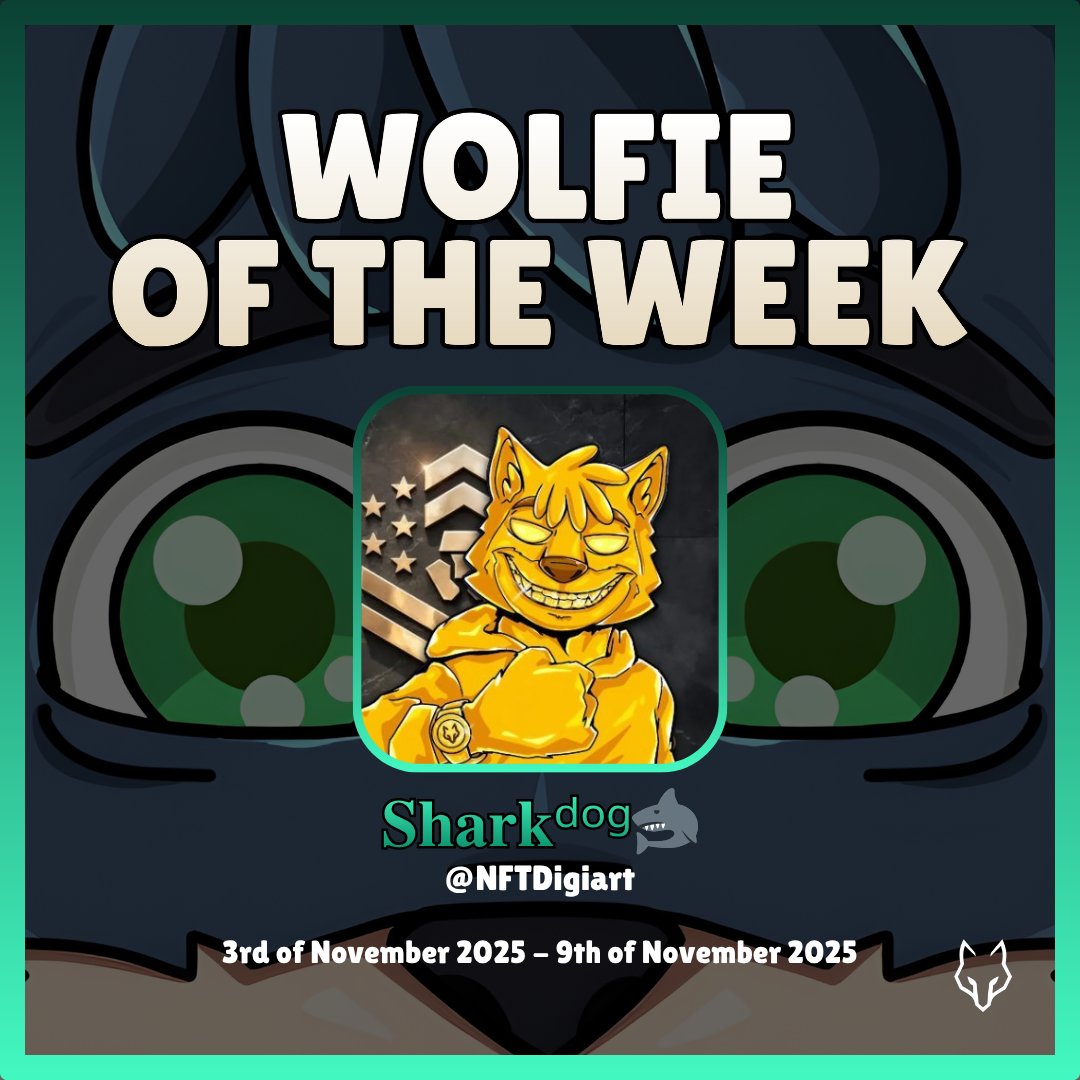 We are WATCHING your ACTIONS on the timelines

Congratulations to the Wolfie of The Week:
<a href="/NFTDigiart/">𝐒𝐡𝐚𝐫𝐤ᵈᵒᵍ🦈</a>

Create a ticket in our Discord, and we will send you 100,000 $MOON (~$40) as a token of appreciation from us!