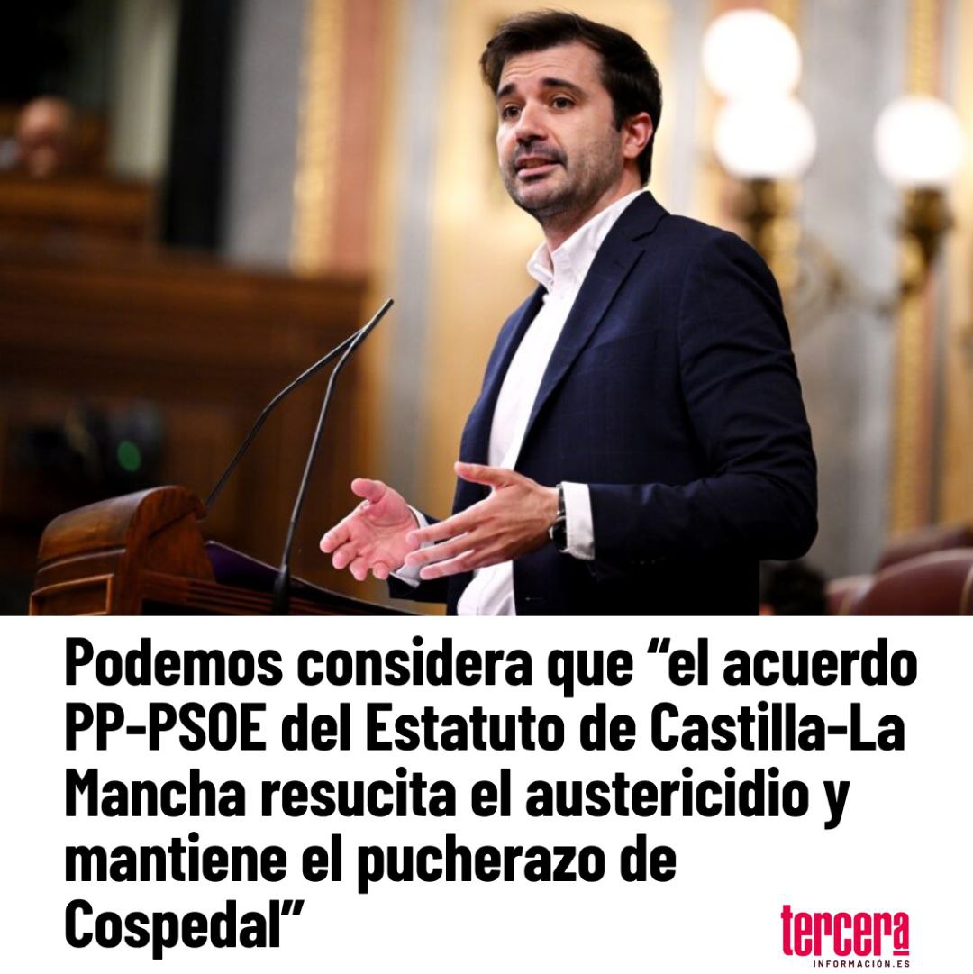 Hemos traído la verdad y los derechos de la gente de Castilla-La Mancha al Congreso. No al acuerdo PP-PSOE y al austericidio. No al pucherazo electoral de Cospedal. Sí a recuperar la democracia y sí a blindar los servicios públicos con la mayoría democrática y nuestras enmiendas.