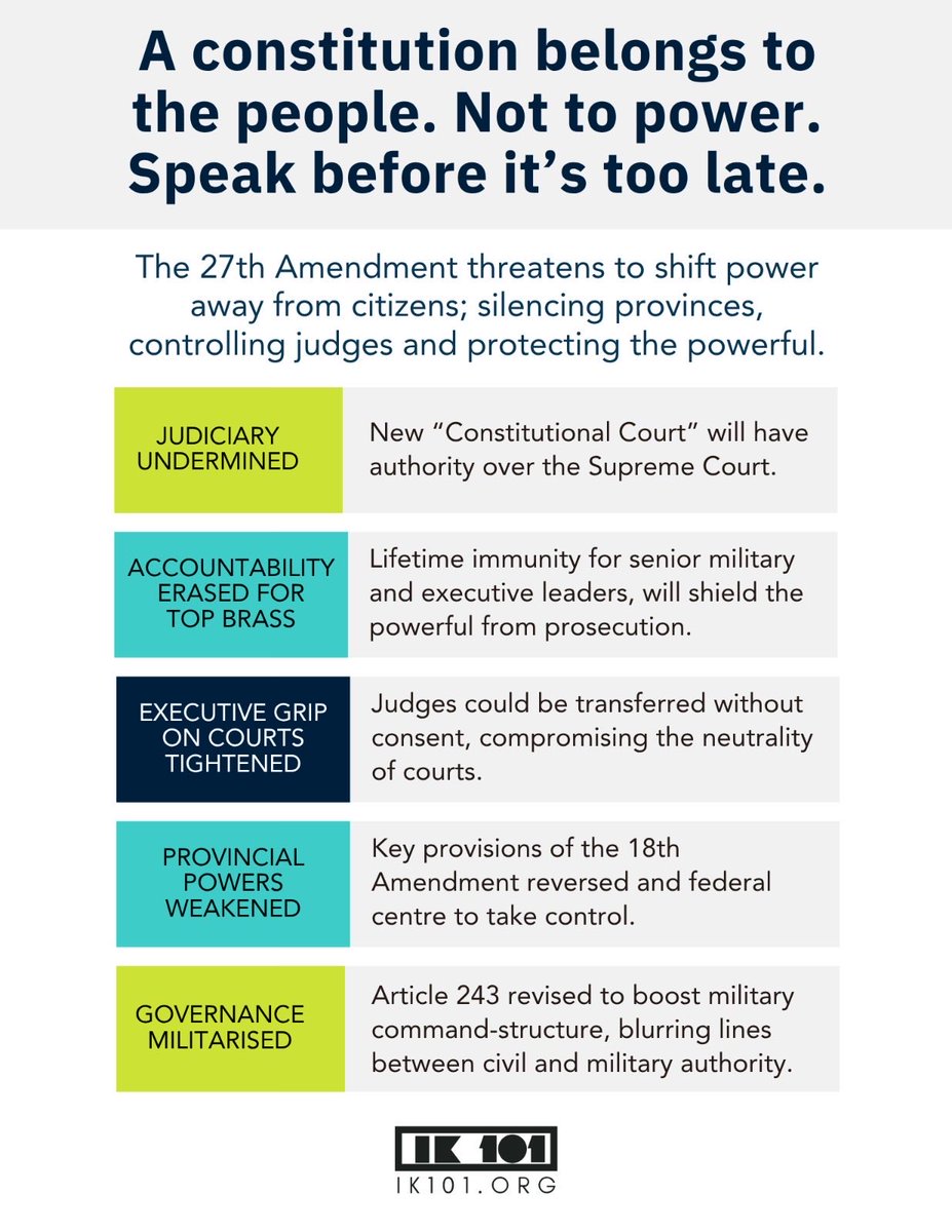 ik101community's tweet photo. A constitution belongs to the people. Not to power.Speak before it’s too late.
#IK101  
#NoTo27thAmendment https://t.co/9ief2sT86r
