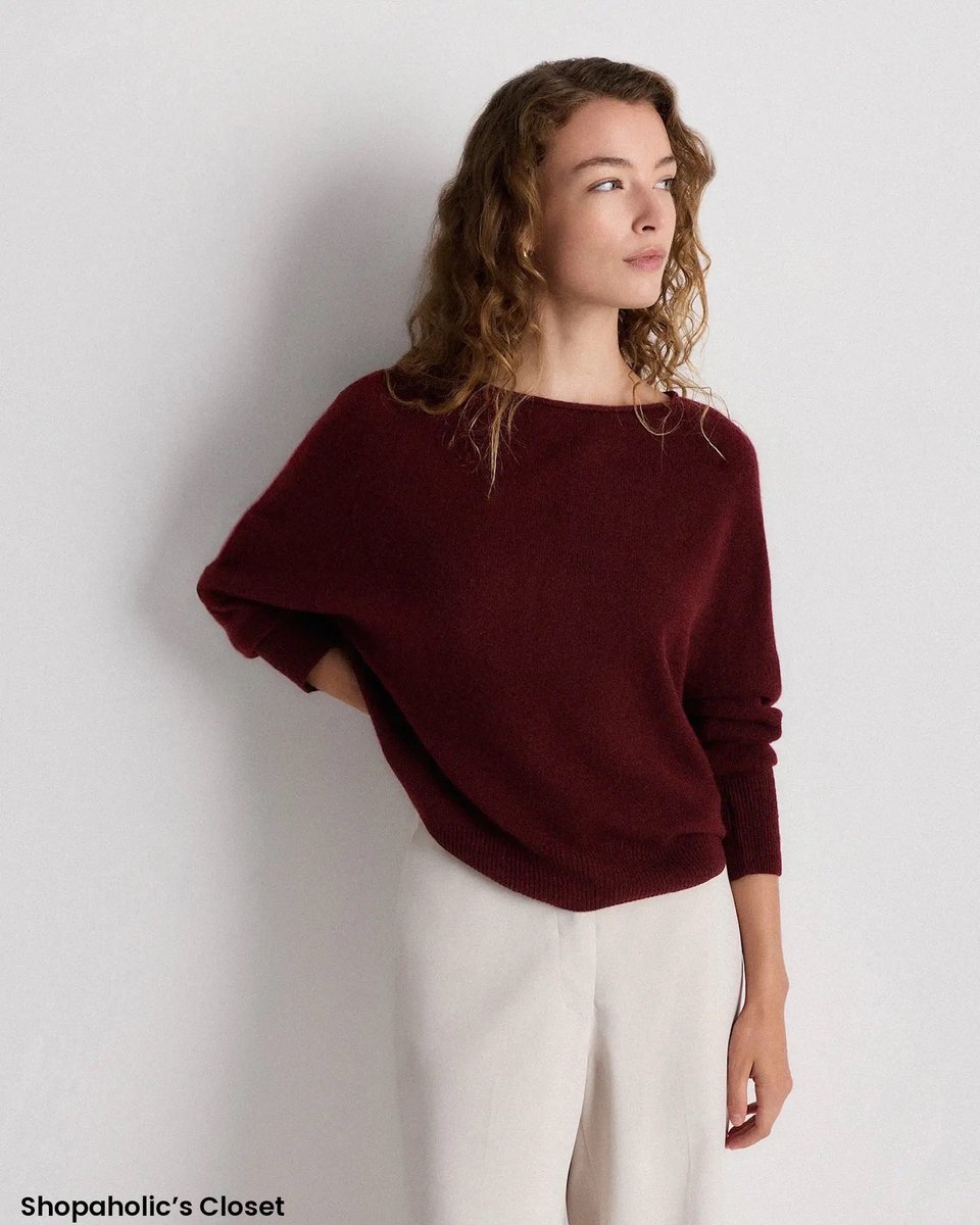 Wishlist ✔️

I’m watching this Quince sweater. The color is beautiful and rich, I love a boatneck neckline and flowy movement throughout.

#shopdeescloset #shopaholicscloset

Follow my LTK on the <a href="/shopLTK/">LTK</a> app!

#LTKSeasonal #LTKStyleTip #affiliatelink 
liketk.it/5xj2P