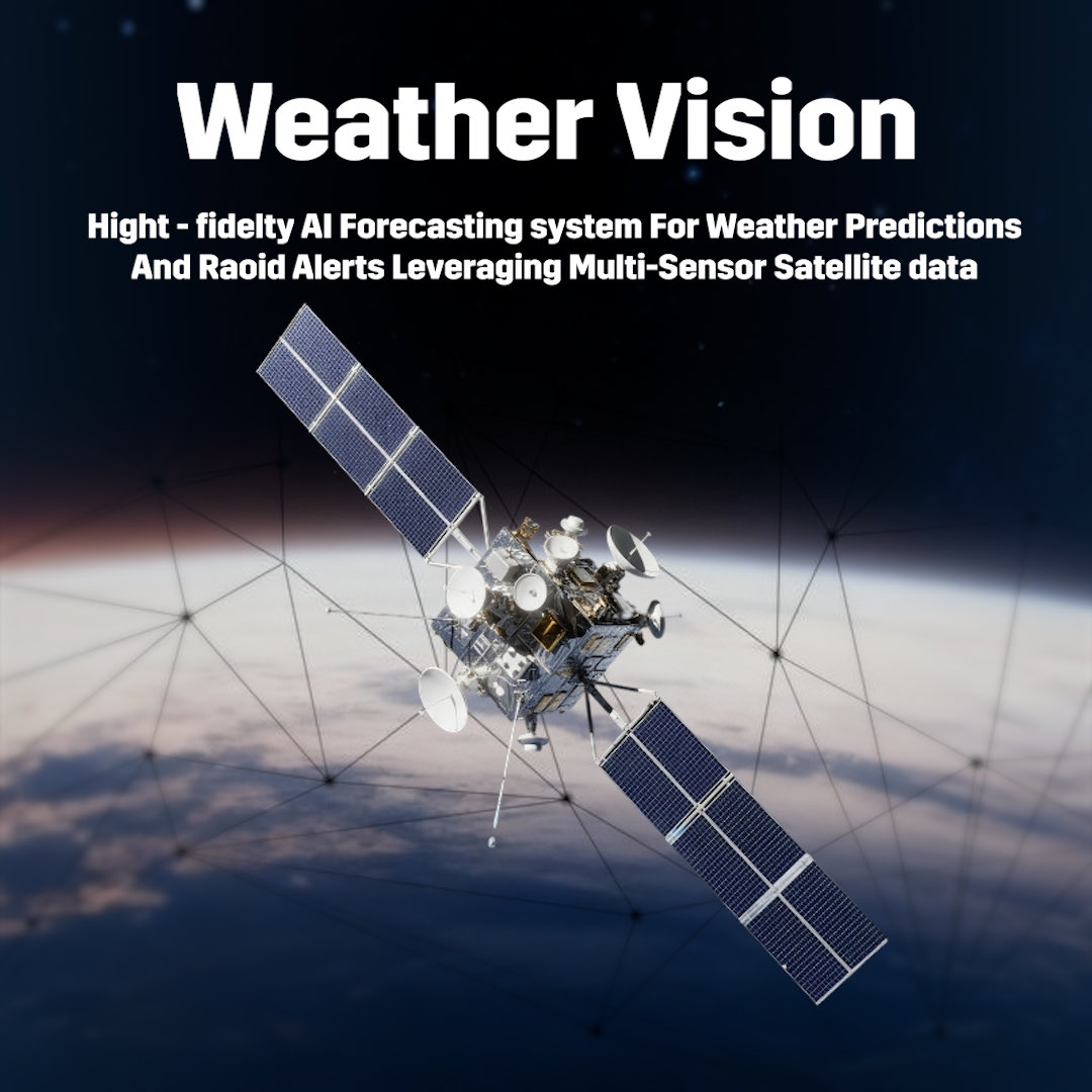 From orbit to Earth, SkyNova’s Weather Vision brings precision forecasting powered by AI and satellite intelligence.
Supporting disaster readiness, climate monitoring, and sustainable planning worldwide.