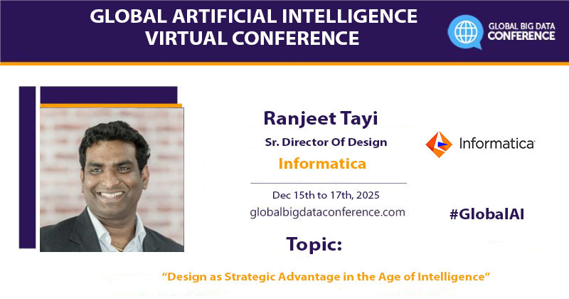 bigdataconf's tweet image. We are pleased to announce that Ranjeet Tayi, Sr. Director Of Design @ Informatica), will be speaking @ the GAIC Virtual - Dec&apos;25.
Speaker - tinyurl.com/5rz2xuhv
Register now tinyurl.com/2hev52x2 &amp;amp; grab 30% discount (code GAIC30)
#GlobalAI #AI #ML #Cloud #Genai