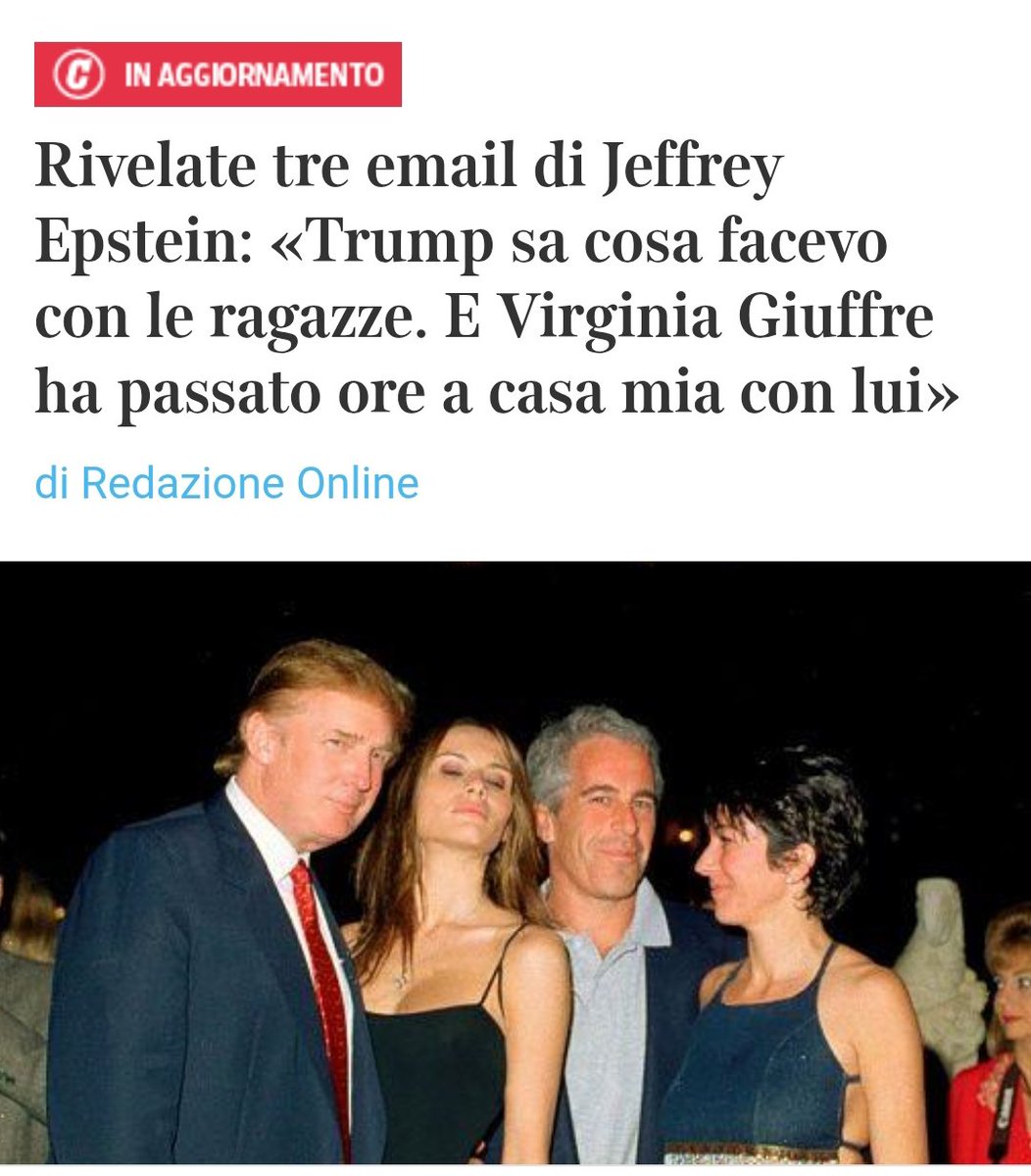 fawollo13's tweet photo. Il mondo nelle viscide mani di un pregiudicato mafioso americano, stupratore di minorenni. Con tutto il governo italiano in fila col cappellino Maga a baciargli il culo. #Trump #Usa https://t.co/G0iNacKLHB