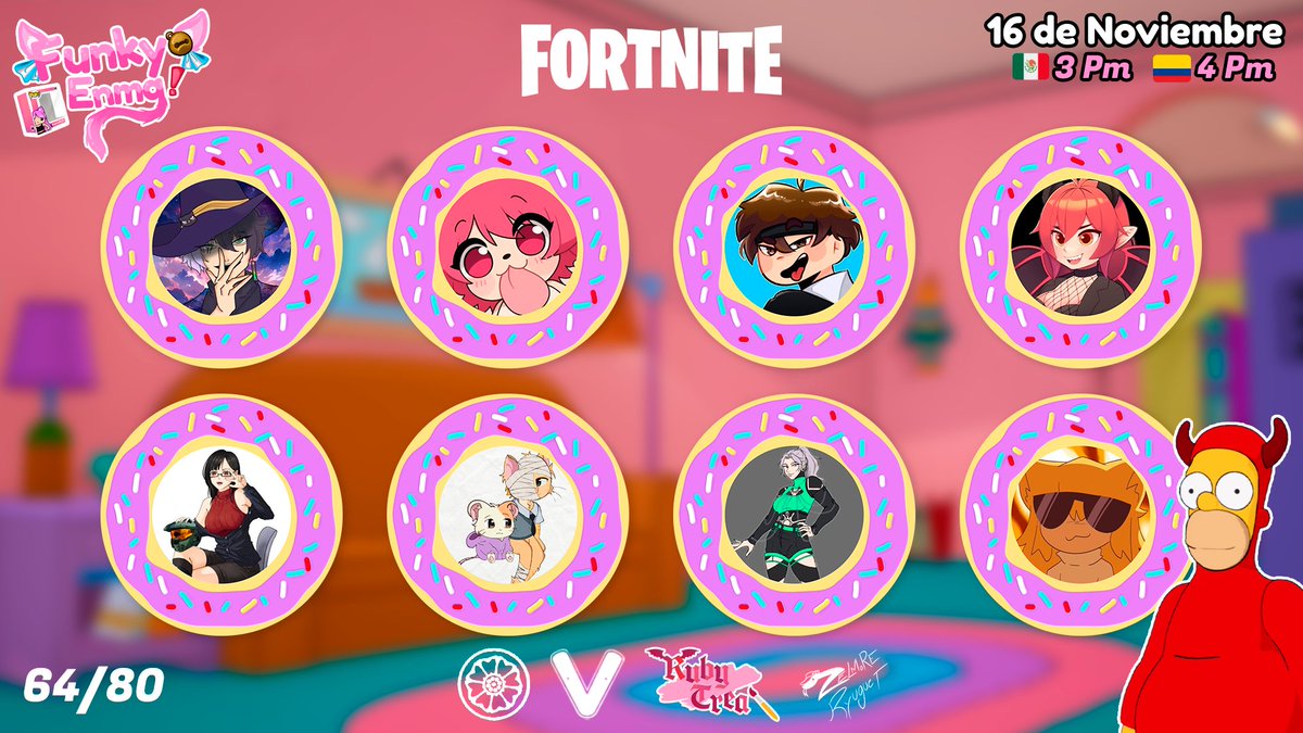 Quién quiere una donut? 🍩

Cada día más cerca del dia del eventito 👀 estoy muy ansiosa porque llegue el dia y ustedes mis bebes? 💖

Quien más creen que hace falta por anunciar? :3
