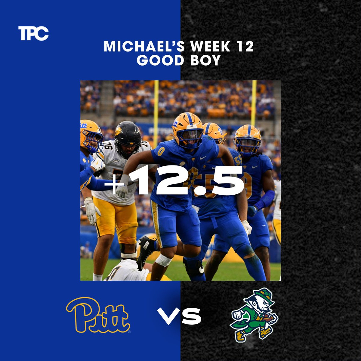 PassClubPod's tweet photo. 🚨 GOOD BOY PICKS — WEEK 12 🚨

Mal’s ridin’ with Pitt +12.5 vs Notre Dame 🐾
Dylan’s trusting Iowa +6.5 vs USC 💪
Elkins is all in on Baylor +7.5 vs Utah 🐻

The board’s lookin’ dangerous this week… 😈🏈

#GoodBoyPicks #CollegeFootball #BettingShow #PodcastClip https://t.co/Imn276ZqVr