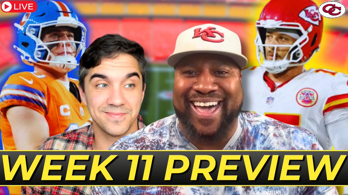 🚨 LIVE Tonight at 8:15PM EST! 🚨
Join former Chiefs TE Jason Dunn &amp; Marcus Dash on Chief Concerns as they dive into:
👀 Is Chiefs vs. Broncos a must-win to keep AFC West hopes alive?
🤕 Injury updates on both sides — who’s in, who’s out
💥 Which is more likely: Chiefs offense