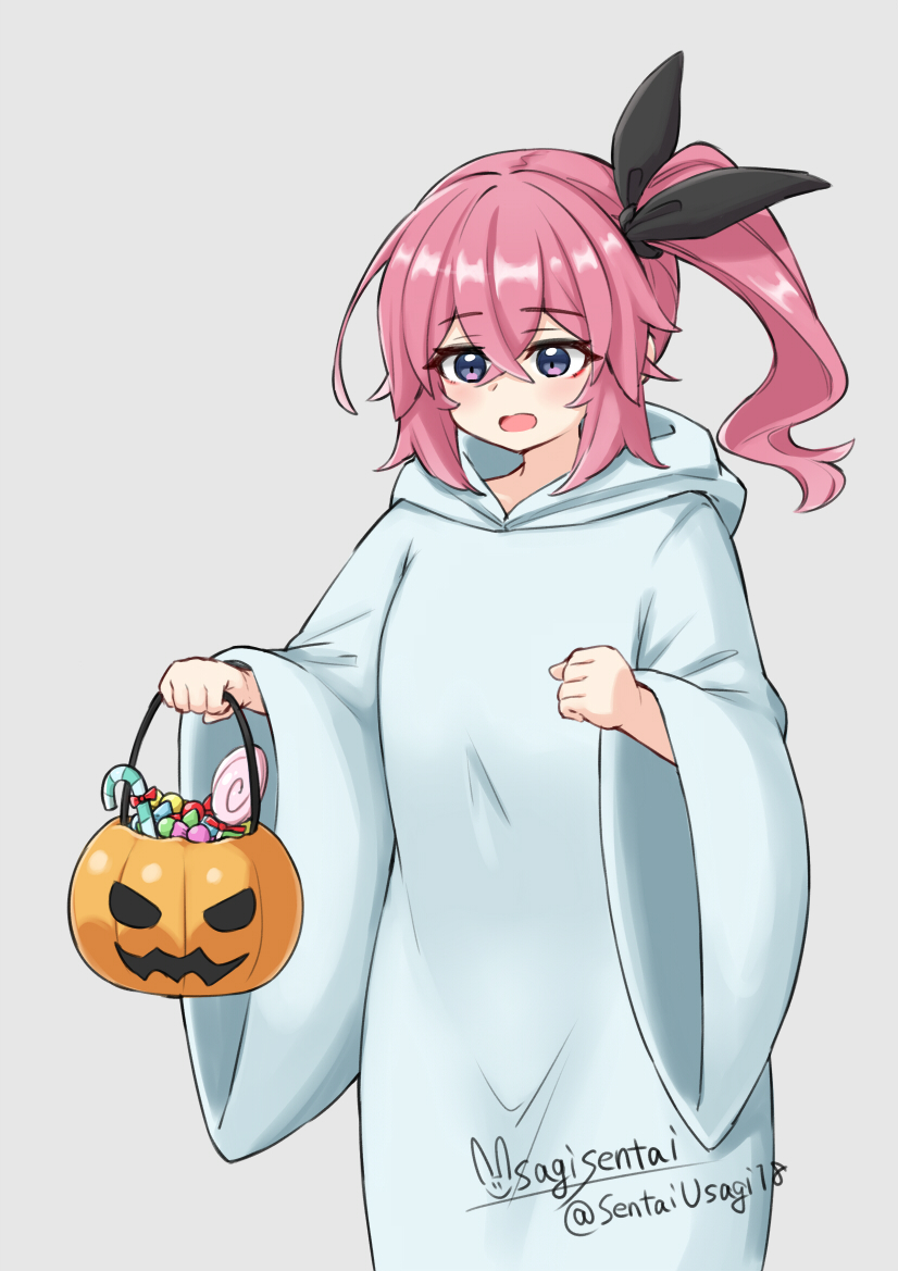 ハロウィンが過ぎて、だいぶ日が経ちますが…

ハロウィンを過ごすアミルの変化です
←去年のすがた 
   妊婦になった今年すがた→ 