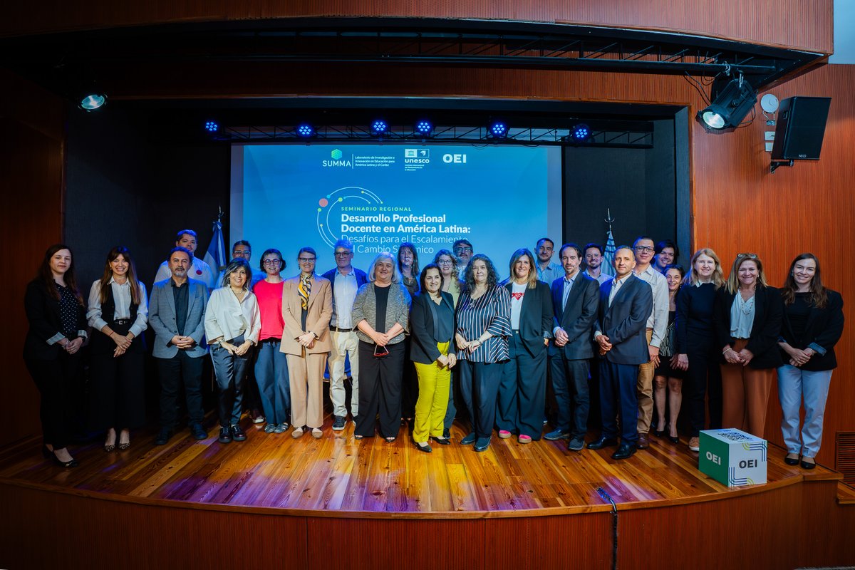 📣 La semana pasada se realizó en Buenos Aires el seminario “Desarrollo Profesional Docente en América Latina”, organizado por <a href="/summa_edu/">SUMMA</a>, <a href="/oeiarg/">OEI Argentina</a> y el <a href="/IIPEUNESCO_BA/">IIPE UNESCO América Latina y el Caribe</a>.

Si te lo perdiste, puedes leer más y acceder a la grabación aquí ➡️ summaedu.org/agenda/seminar…