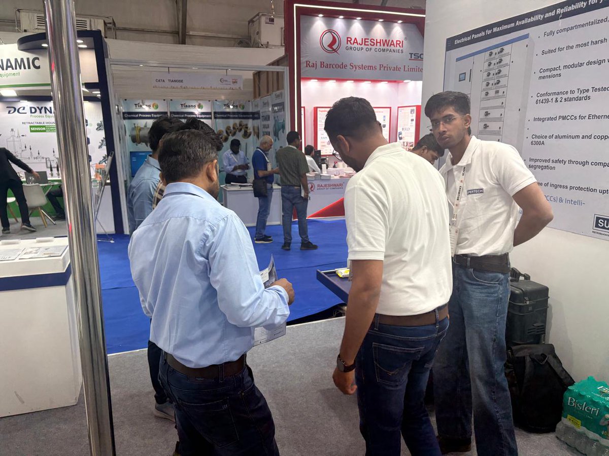 SupertechInstr1's tweet image. Day 1 at Automation Expo wrapped up successfully! 
SUPERTECH had a great day showcasing our automation and IT–OT solutions. Thanks to everyone who stopped by! We’re all set and excited for Day 2 — visit us at Hall C, Stall C79. ⚙️#AutomationExpo #Supertech #IndustrialAutomation