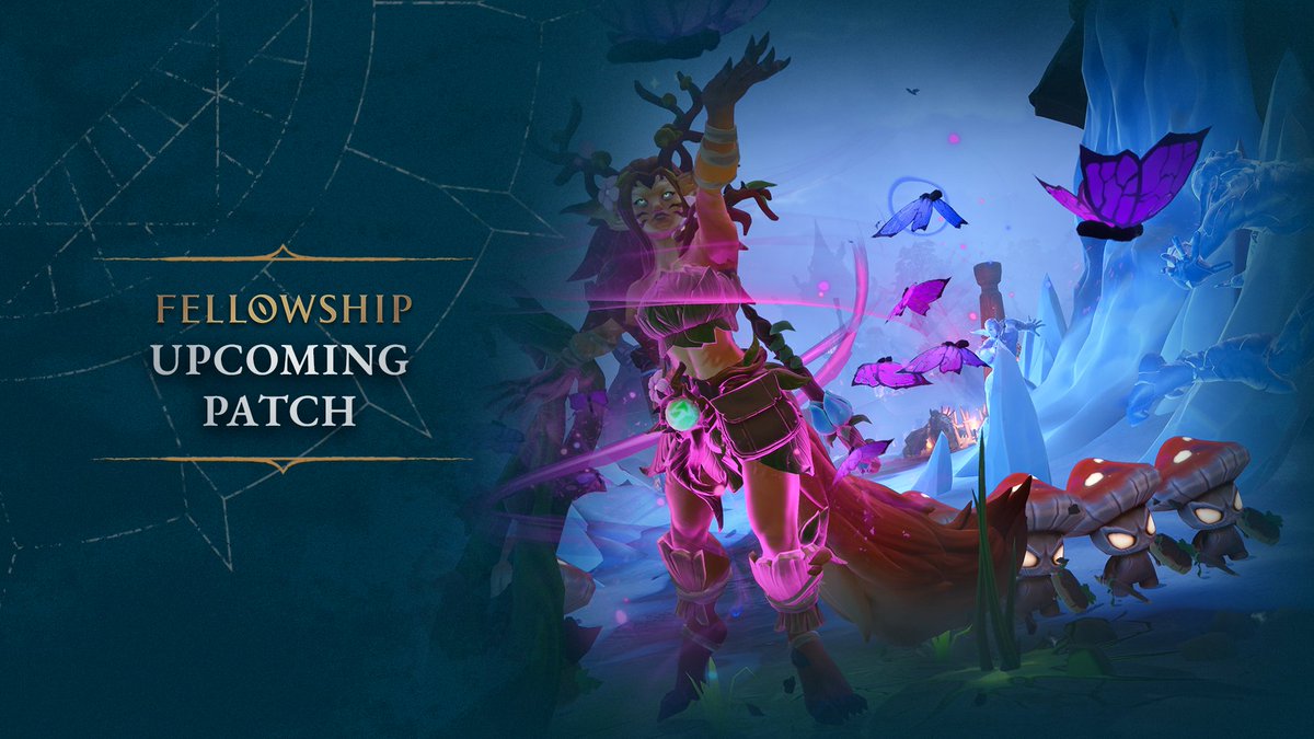 Play_Fellowship's tweet photo. 📢 Fellowship will be going into weekly maintenance tomorrow at 7am CET, so we can release a new patch that comes with bug fixes, balancing improvements for heroes and dungeons, and more. 🛠️

Check out the patch notes below!
📜 > https://t.co/GZAGDPN0Hq https://t.co/tMWPbqKNmo