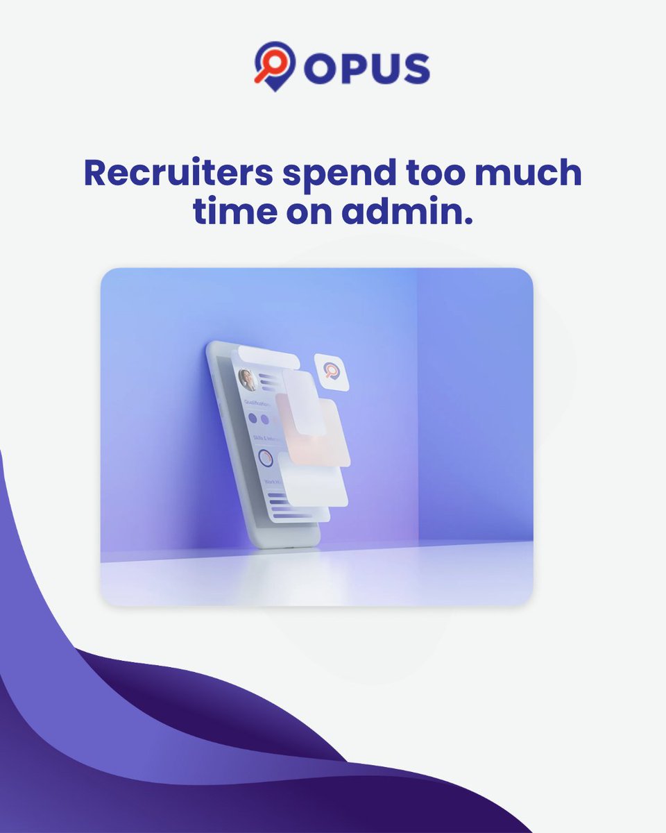 OpusMatchAi's tweet image. Staffing agencies using Opus Match report 4x recruiter output—without adding staff. Automation handles the admin so your team can focus on people, not paperwork.
🔗 opusmatch.ai/contact-us
#StaffingAutomation #RecruiterTools #AIRecruiting