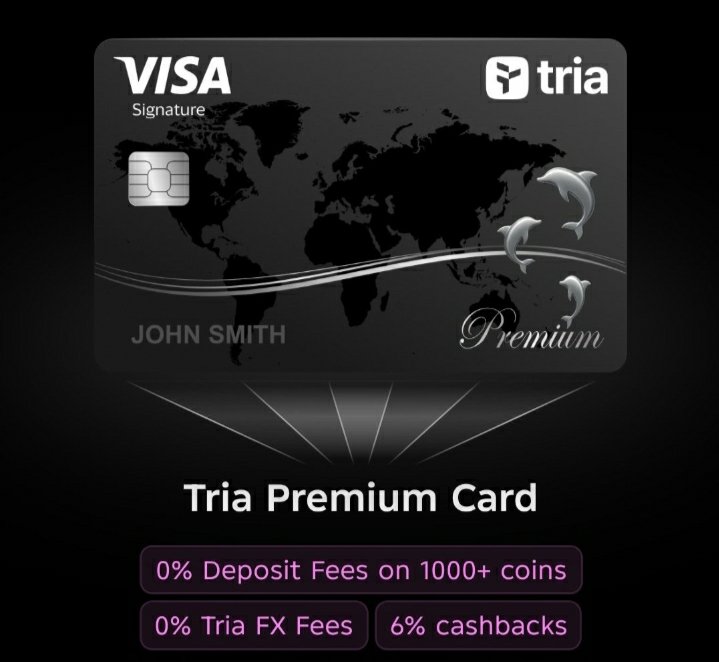 gtria if you're seeing this.

Here's a hread about the mTria Card:

Ever wished you could just use your crypto like cash?  
The <a href="/useTria/">Tria</a> Card makes that possible it's a self custodial crypto card that lets you spend your tokens anytime, anywhere. 💳🔥