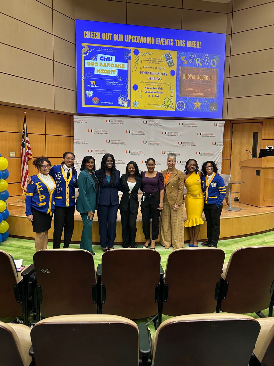 Dean Laura Kohn-Wood joined Sigma Gamma Rho for the Campus to Alumni panel, sharing insights on turning campus experiences into career momentum. Thank you to Sigma Gamma Rho and Shania Swan for inviting us and creating an inspiring space for students.