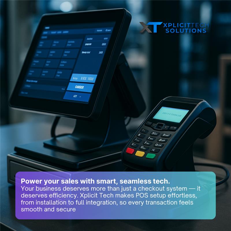 xplicittech's tweet image. 💳 Your checkout, upgraded. ⚙️
Xplicit Tech makes POS setup simple, smart, and stress-free — so you can focus on growing your business, not fixing your tech. 

#XplicitTech #POSSystems #BusinessTech #SmartSolutions #TechMadeEasy