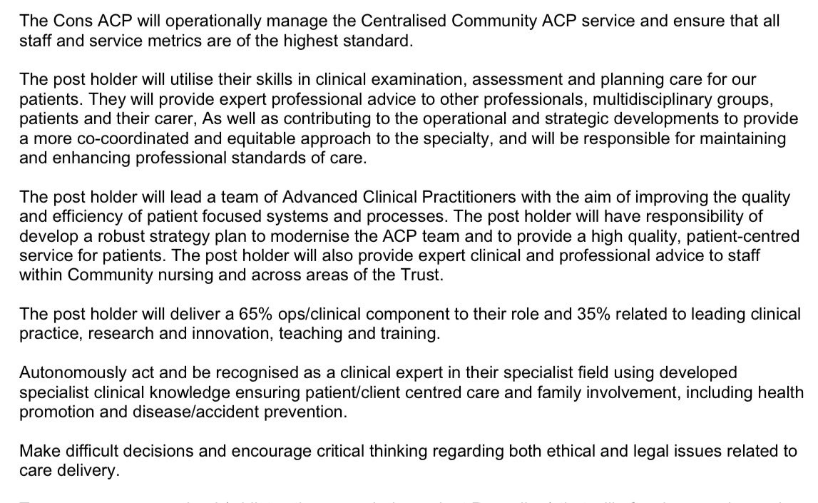 MedRegoncall1's tweet image. ☠️ Consultant ACP

⭕️ The replacement of medical consultants (after 10–12 years of rigorous postgraduate training) with physios and podiatrists is now frank and official.

Chapeau.