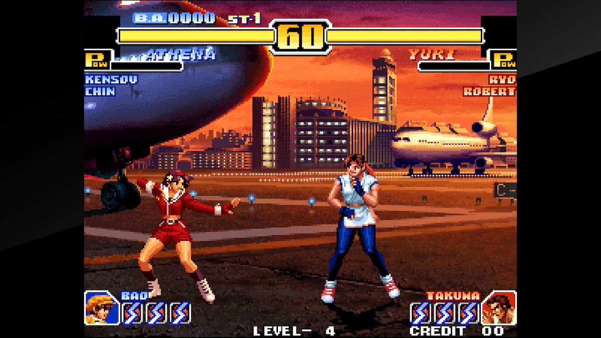 masato_furuya's tweet image. 毎作ですがドット職人の仕事がスゴイ。
アテナの見た目と声は安定しませんね。
見た目は94、BGMは96が好みです（笑）#KOF99 #アケアカNEOGEO