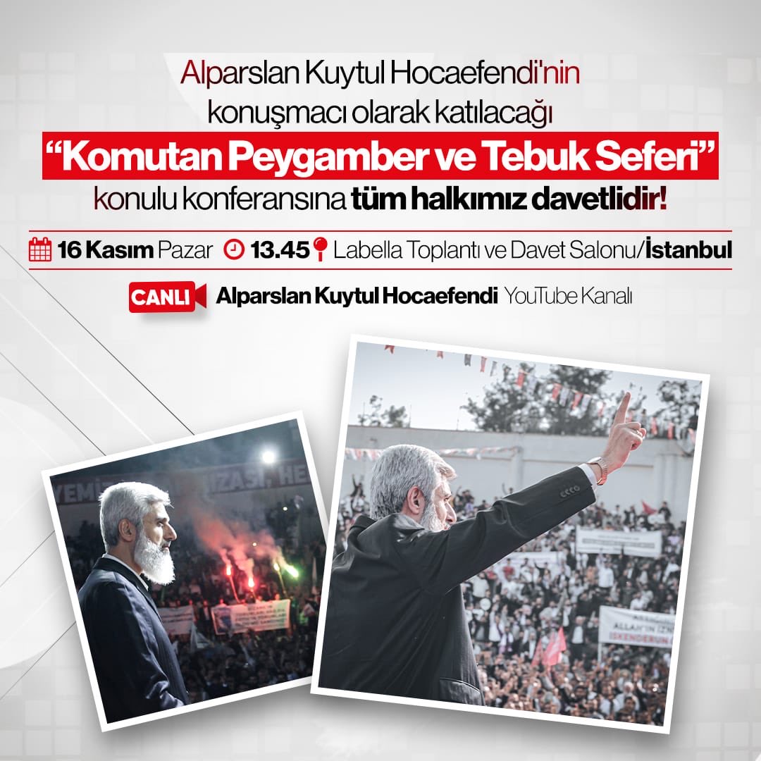 16Kasımda İstanbulaGeliyor
#FurkanKonferansları