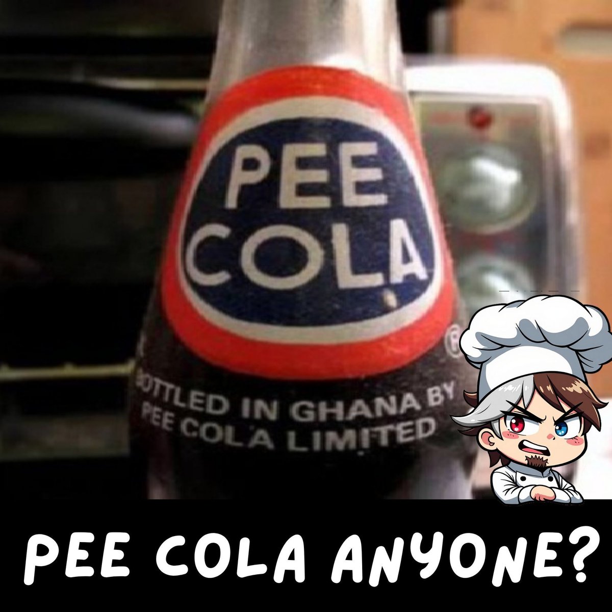Time for a thirst quenching Pee Cola!