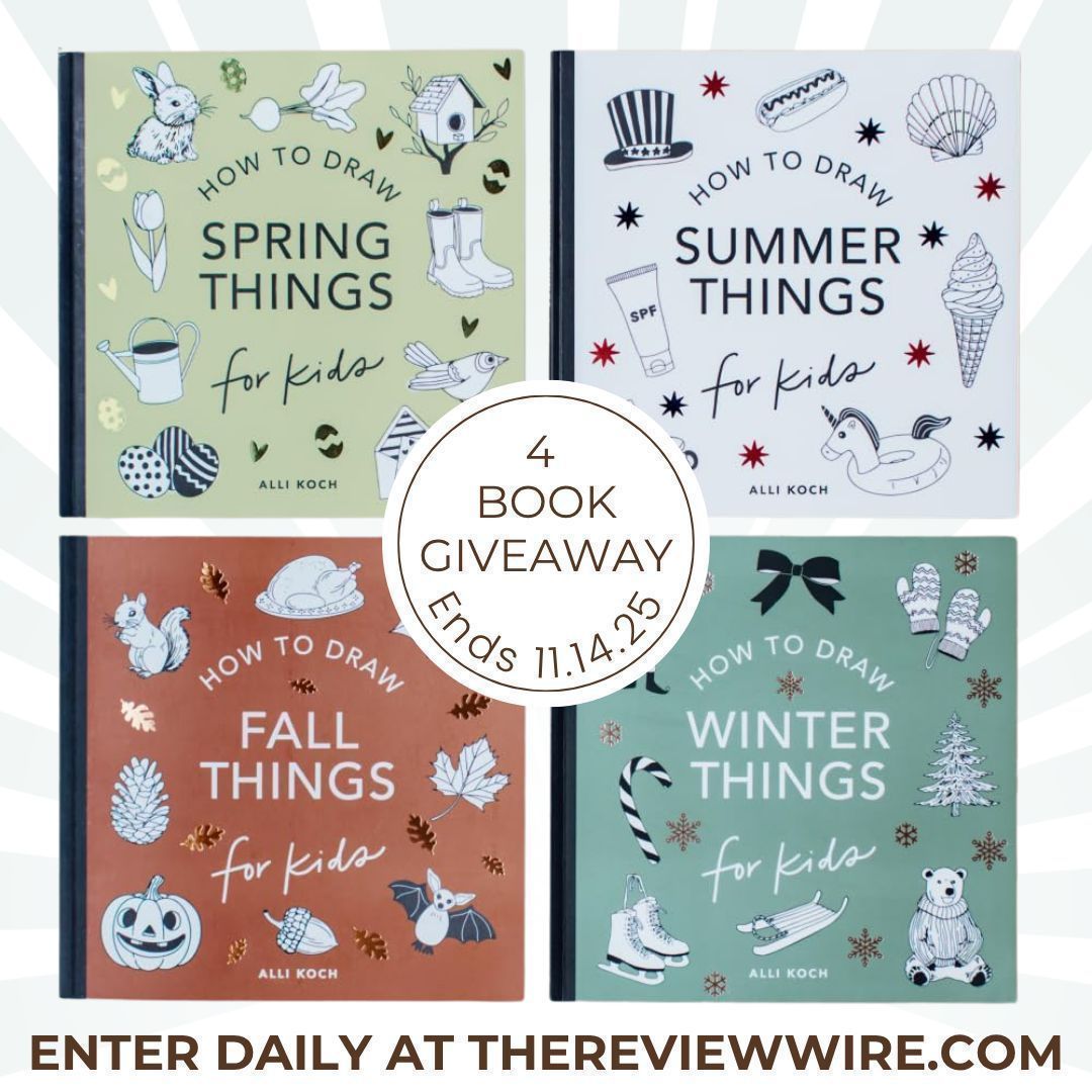 TheReviewWire's tweet image. 📚 Enter to win a copy of Winter Things, Spring Things, Summer Things, and Fall Things: How to Draw Things Books for Kids by Alli Koch (RV $59.80). Ends 11.14.25

3 WINNERS &amp;gt;&amp;gt; 
thereviewwire.com/how-to-draw-th… 

#learntodraw #wintervibes