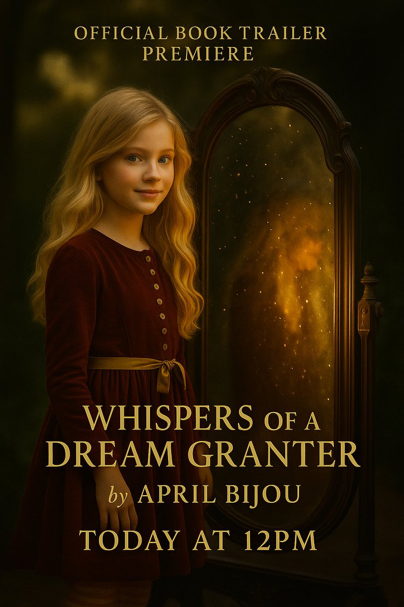 Step through the mirror
The official book trailer for Whispers of a Dream Granter premieres today at 12PM
Where dreams awaken and wishes find their voice. 
Watch youtu.be/z0oeEKFTzZM
#WhispersOfADreamGranter #book #BonbonAvenueVillage #BookTrailer #FantasyBooks #WhimsicalReads