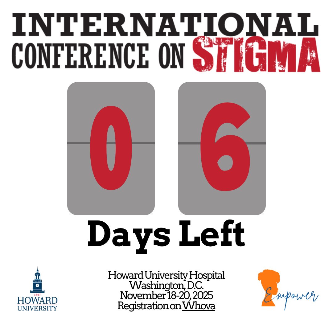 WhoCanYouTell's tweet image. There&apos;s six more days until the conference! So, here&apos;s your friendly reminder to ensure you&apos;re all set for our virtual days. Be sure to check your... 
✔️speakers
✔️video 
✔️background
✔️Wifi connection

#ICS2025 #HUStigmaProject #HUEmpowerProject