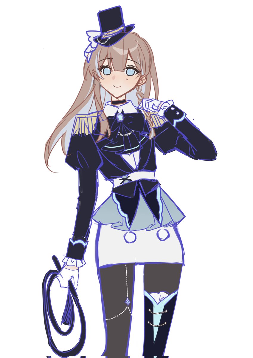 #OC 畫累了休息一下畫新衣服