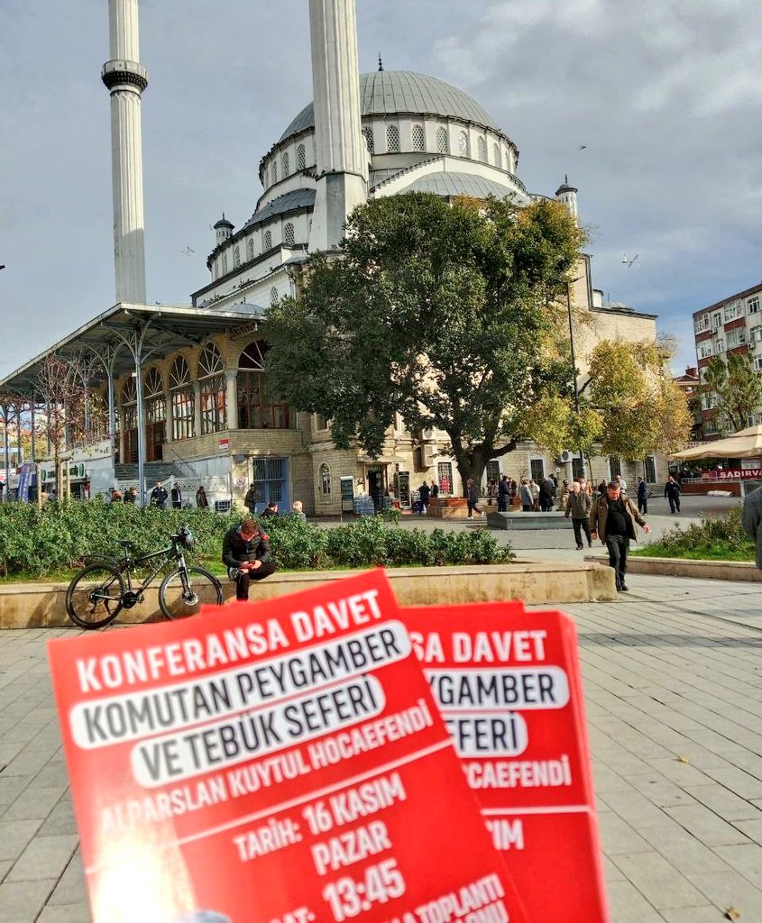Peygamberimizin(sav) liderlik yönünü ve Tebük Seferi'nden çıkarılacak dersleri dinleyeceğimiz maneviyat dolu bir konferans bizleri bekliyor.

Tüm halkımız davetlidir. 

🎙️ Alparslan Kuytul Hocaefendi
📍Labella Düğün Salonu/Topkapı 
🗓️16 Kasım Pazar 
🕖 13.45

16Kasımda