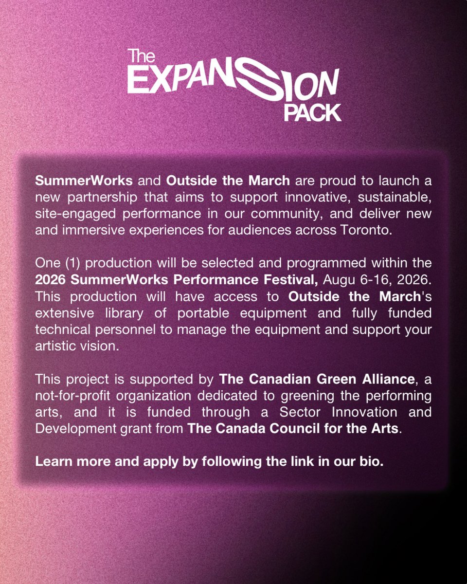 SummerWorks tweet media