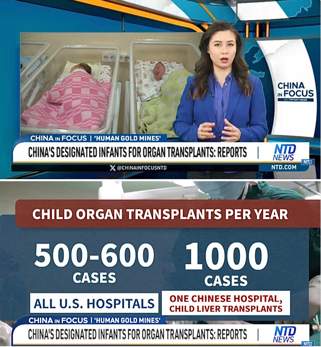 It's about $$$ w no value on human life. 
It's disgusting &amp; psychopathic. 
A NATION OF SOULLESS GHOULS!
———————————————
Newborn babies are seen as the future of families. But in Communist China, many of them were born as part of the regime's "human gold mines.” Investigative