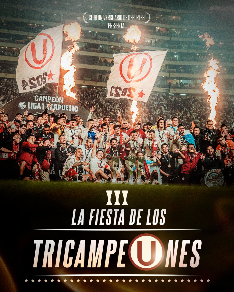 𝗙𝗜𝗘𝗦𝗧𝗔 𝗬 𝗟𝗢𝗖𝗨𝗥𝗔 𝗠𝗢𝗡Ⓤ𝗠𝗘𝗡𝗧𝗔𝗟 🔥🤩

👉 No te pierdas el resumen extendido de la Fiesta de los #TricampeUnes en el Monumental U Marathon. 

👉 Únete a nuestra comunidad de YouTube y participa del sorteo de 02 Packs de Medallas del tricampeón. 

👉 Disfruta de