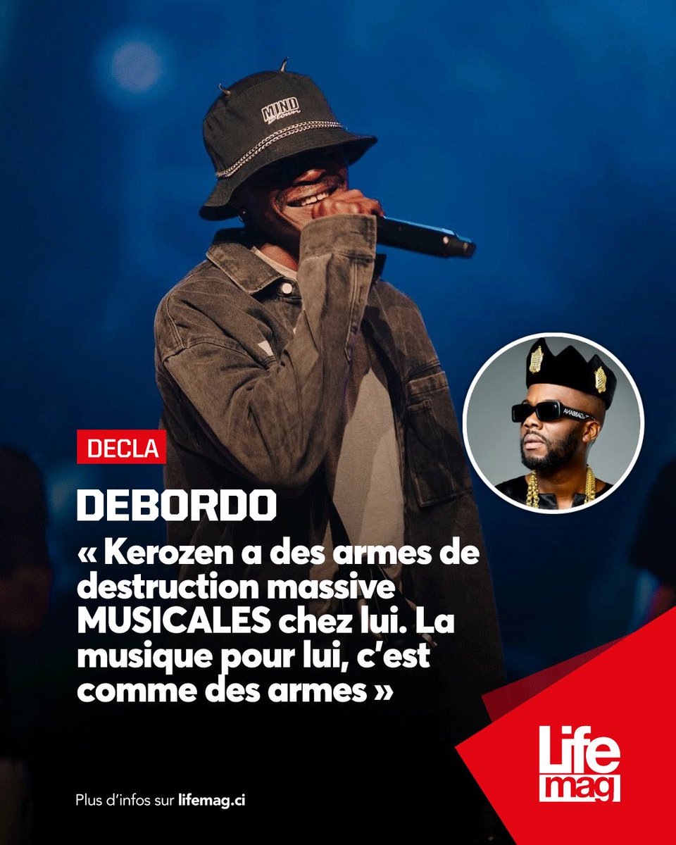 LifeMagazine_CI's tweet image. #DÉCLA 🔴 Invité sur le plateau du WAM sur Life TV, Debordo Leekunfa est revenu sur son histoire « d’armes chez Kerozen » 🙂‍↔️