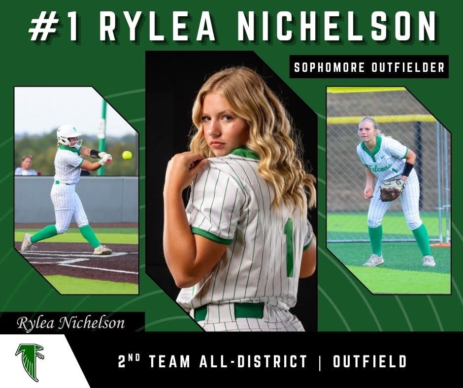 BlairOaksSB's tweet photo. ๐ฅ Rylea Nichelson
A big congratulations to Rylea! ๐
Rylea earned 2nd Team All-District honors for her outstanding season!
Your effort and commitment to the team shine through every game โ great job, Rylea! ๐
#BlairOaksSoftball #FalconStrong https://t.co/NWgZ6Slu2b