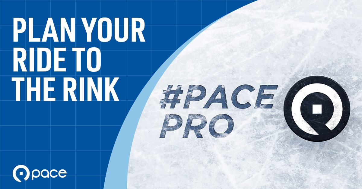 PaceSuburbanBus's tweet photo. Ride to tonight's Blackhawks game like a #PacePro. 🏒 We can jumpstart your journey to the United Center with money-saving routes to Metra and CTA stops across Chicagoland. https://t.co/dH12h4xz3u