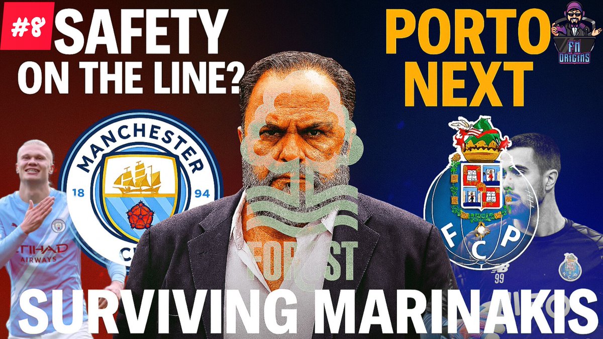 FM_Origins's tweet photo. 🚨 NEW EPISODE 🚨  
We face Manchester City at home in a MUST WIN Premier League clash…  
Then it’s off to Portugal for a Europa League RO16 vs FC Porto.  
Two massive games. One huge episode.

📺 https://t.co/vHylfogCIm

#FM26 #FootballManager #NottinghamForest #PremierLeague https://t.co/SSjawqcaxT