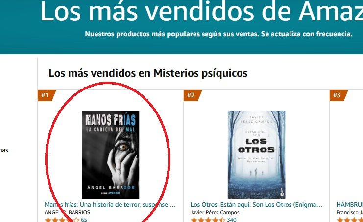 arbarrios20's tweet image. Facebook me recuerda que hace un año la novela MANOS FRÍAS era Nº1 en ventas de su categoría de #amazonespaña en #libros  
Le he dicho que hoy, un año después, lo sigue siendo, que me avise en 2026 y hablamos.
365 veces #Gracias 
goo.su/NssI 

#terror #KindleUnlimited
