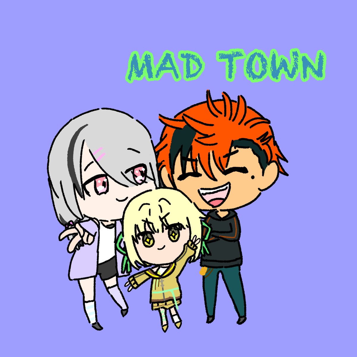 夕刻家また見たいな...
#みつば絵 #描クテル #空澄絵 
#MADTWON