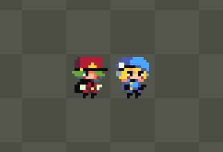 CandletownDev's tweet photo. Just the two of us ♥️💙
#pixelart | #ドット絵 https://t.co/S8hXLUiuqP