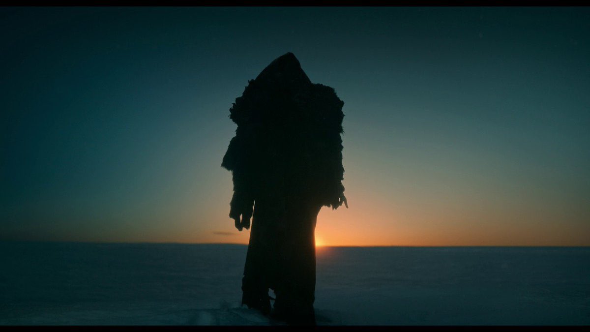 Watching the creature walking into the sunrise after having forgiven his creator/father made me happy for him.