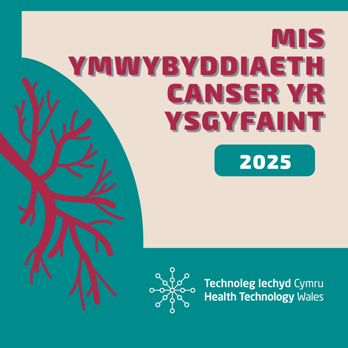 TechIechydCymru's tweet image. Mis Tachwedd ydy #MisYmwybyddiaethCanseryrYsgyfaint.
Ydych chi&apos;n gwybod am dechnoleg iechyd a allai helpu i wella diagnosis, triniaeth neu gefnogaeth i gleifion canser yr ysgyfaint? 

Gallwch awgrymu technoleg yma:
➡️tinyurl.com/32e8f5yh

#MisYmwybyddiaethCanseryrYsgyfaint