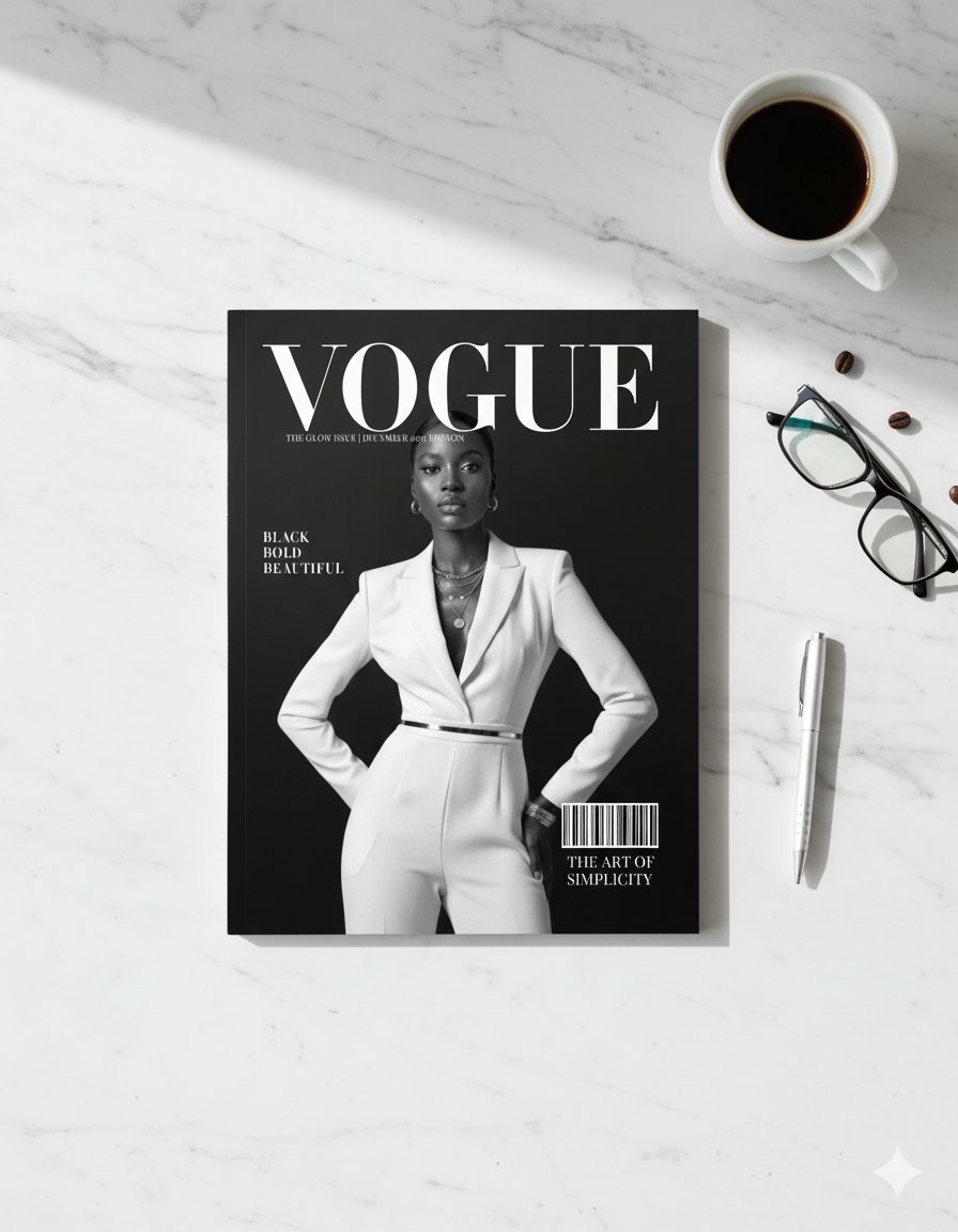 Favy_Design's tweet image. Fashion magazine cover 

The design          Vs          The mockup