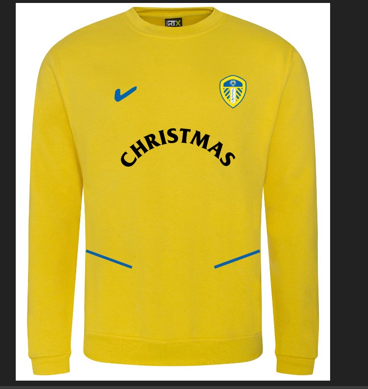 Nike Leeds United シャツ 青/黄色 STRONGBOW Nike Leeds United