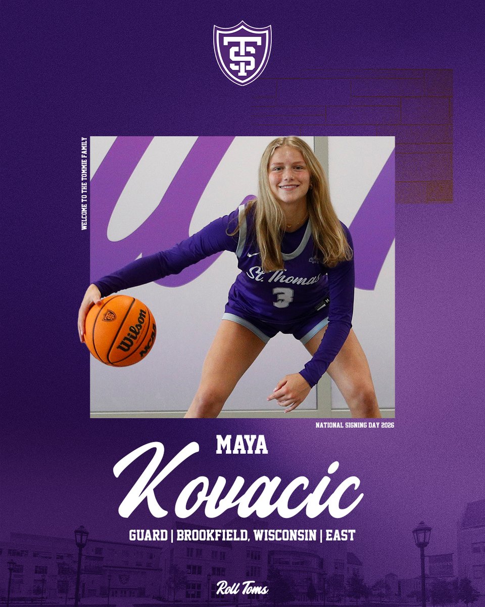 TommieWBBall's tweet image. 🖋️ in purple!

Welcome to the squad Maya!

#RollToms #WeOverMe