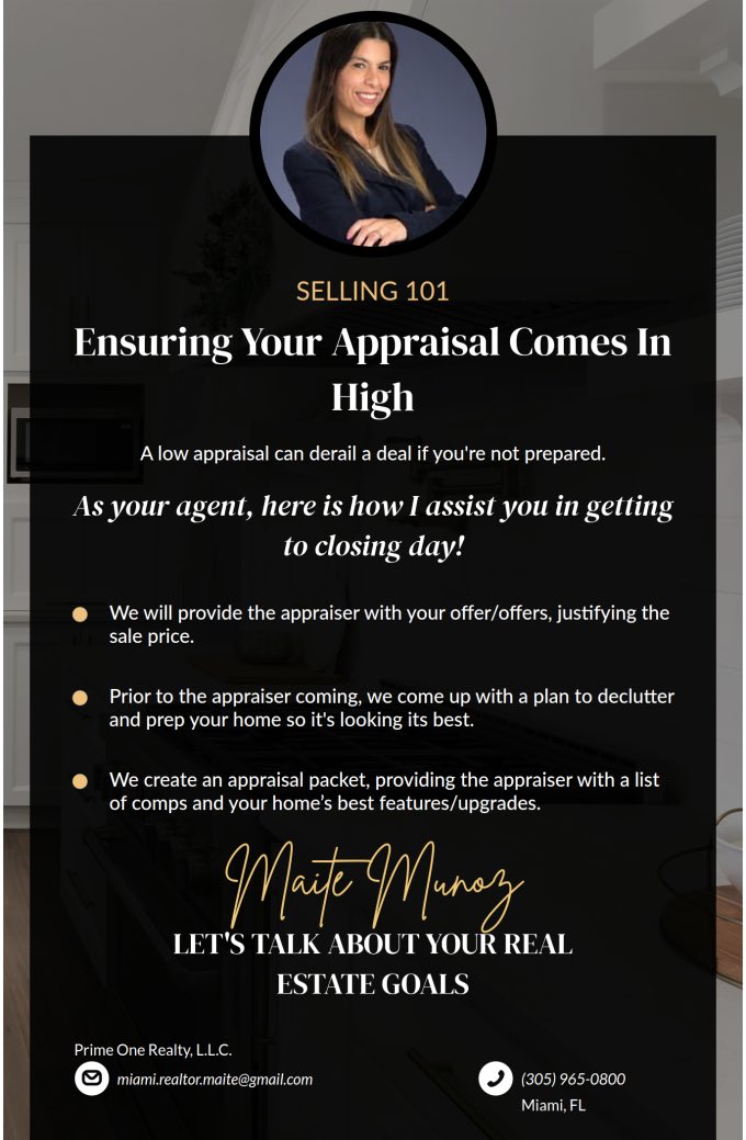 Realtor_Maite's tweet photo. Attention sellers:  Set yourself up for a high appraisal… https://t.co/c8t5PFxphW