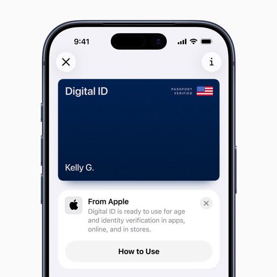 LeBarkNews's tweet photo. 🚨 BREAKING: Apple launches “Digital ID” in Apple Wallet—users can now store their U.S. passport on iPhone/Watch and present it at 250+ airport TSA checkpoints. https://t.co/v0VeVkcEu9