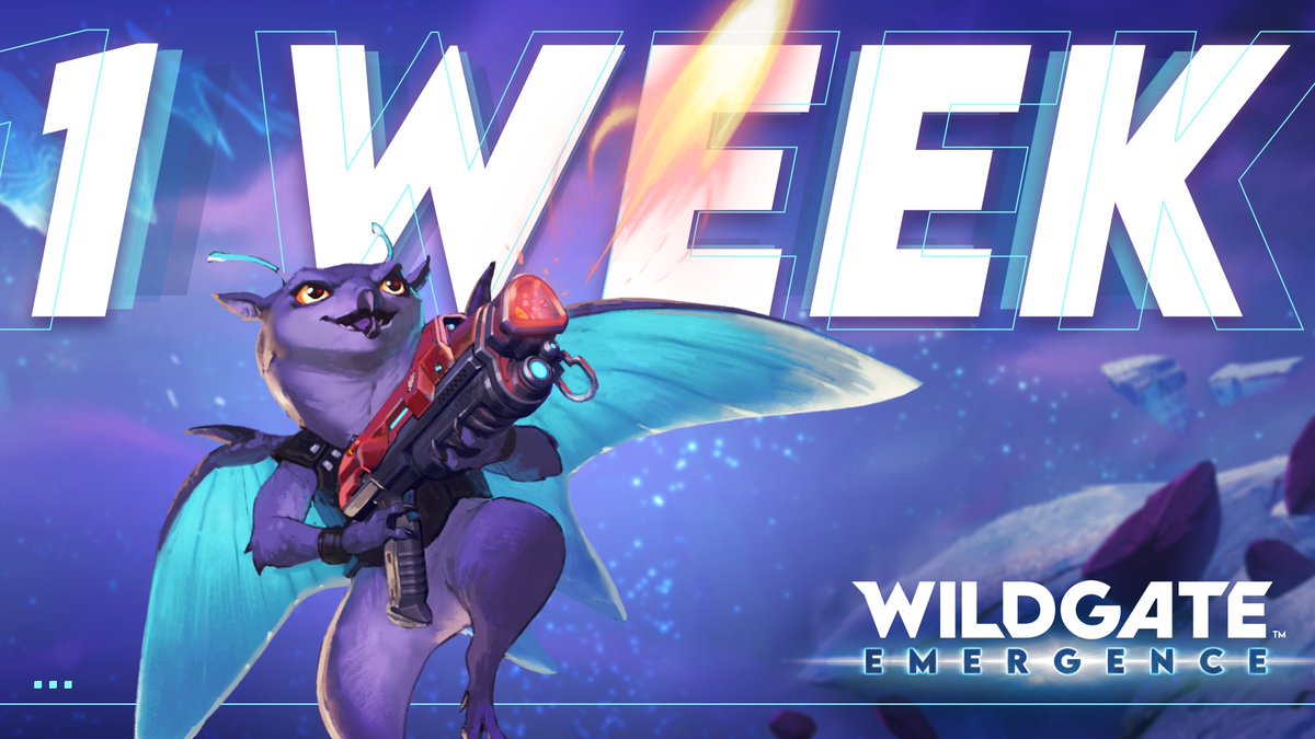 1 WEEK TO GO.
Wildgate: Emergence arrives Nov 19 🪐

Two new game modes.
A new Prospector.
A new way to carve your legend across the Reach.

Mark your calendars, gather your crew, and get ready to dive back in.