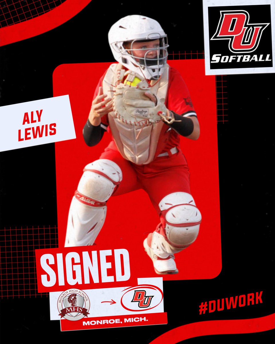 Super excited to share our next official <a href="/DU_PantherSball/">Davenport Univ Softball</a> 2026 class signee, <a href="/alylewis47/">Alyssandra Lewis</a> !