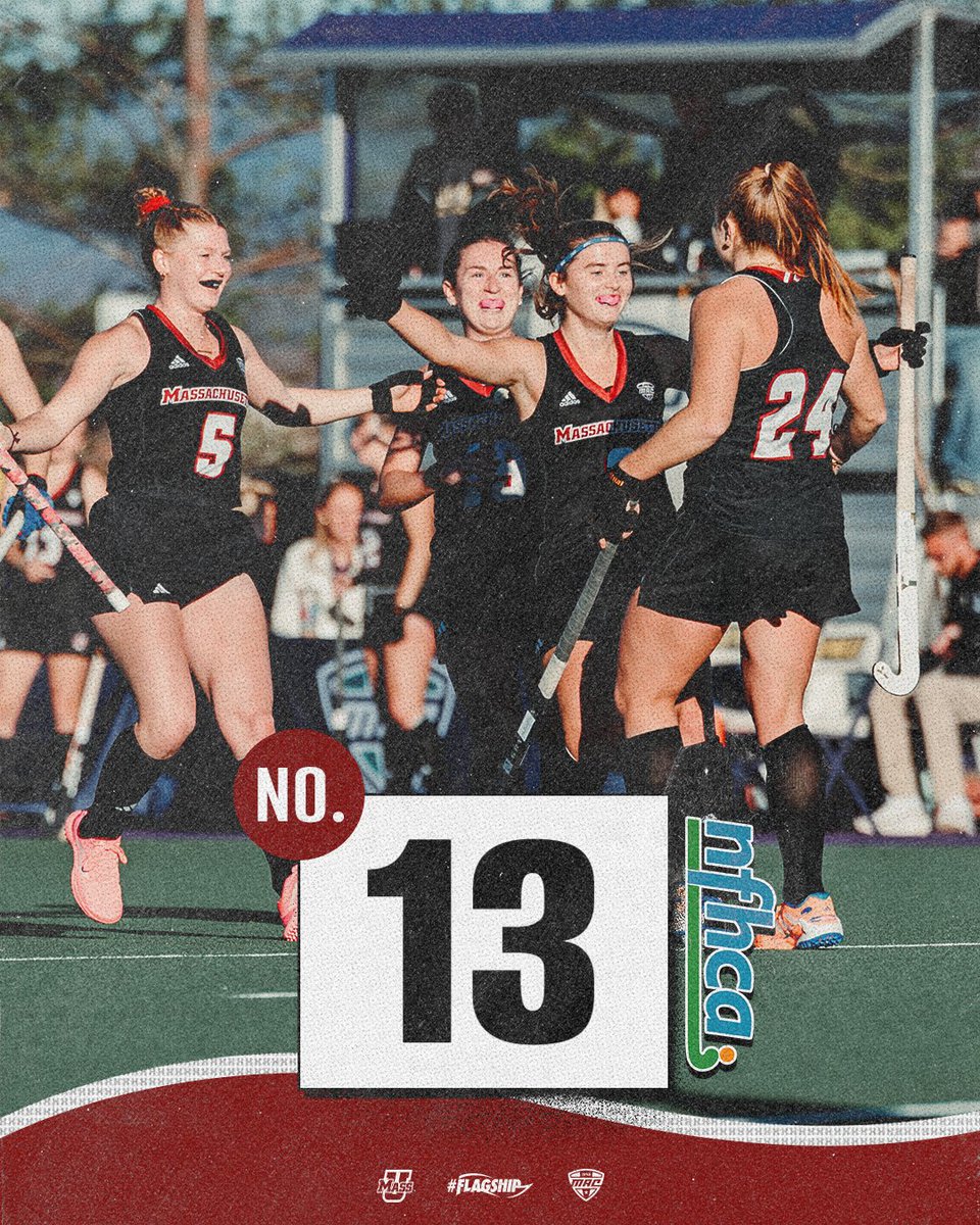 UMassFH's tweet photo. Coming in at No. 1⃣3⃣

Another year in the Top-20 all 10 weeks for the Minutewomen!!

#RollUMass x #Flagship🚩 https://t.co/11HU7eI6yj