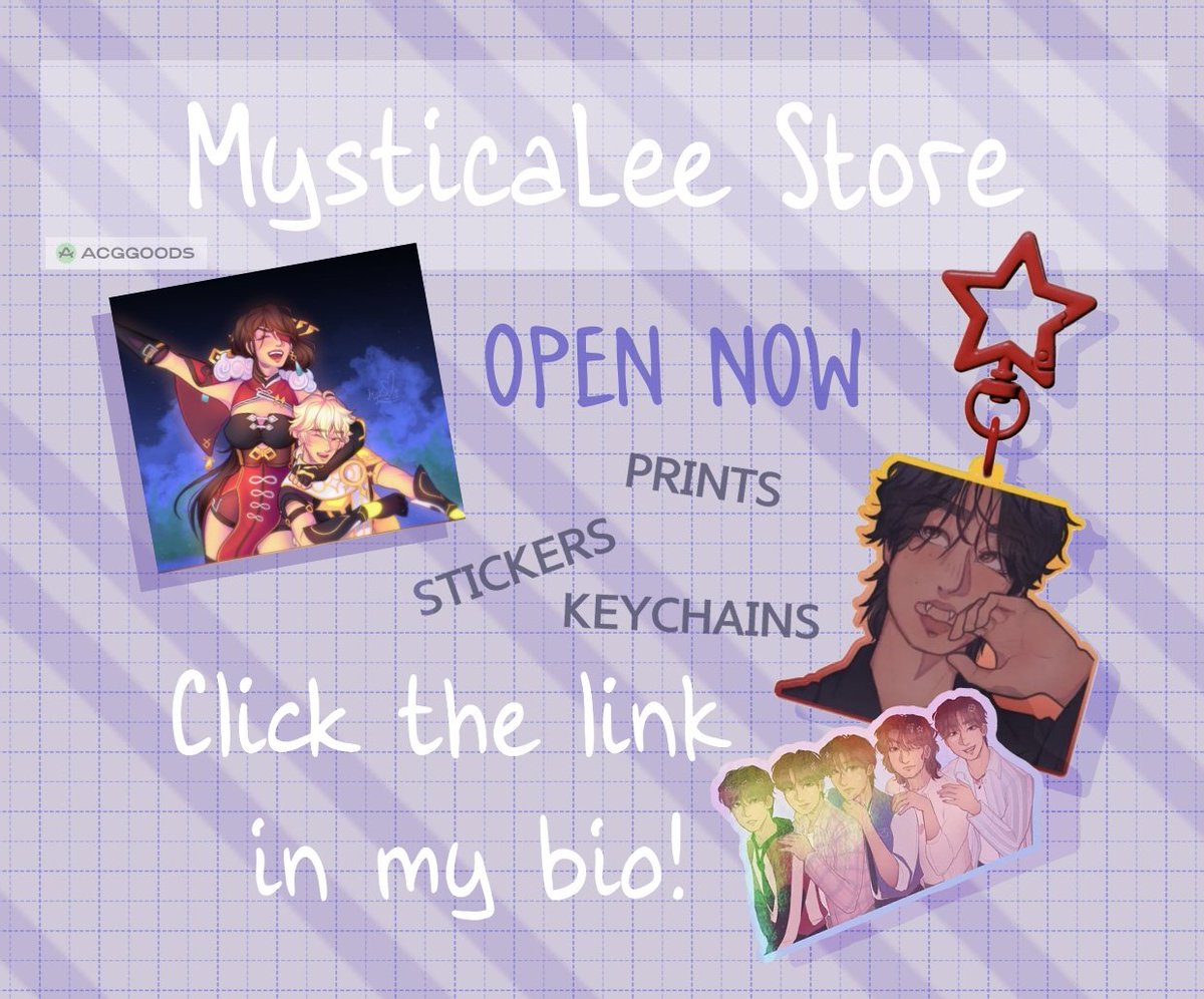 MysticaLeee's tweet photo. My art store is open ♡♡♡

Link is here and also in my bio: 
https://t.co/vhPTh0Dd40 https://t.co/0PErsOrCBI